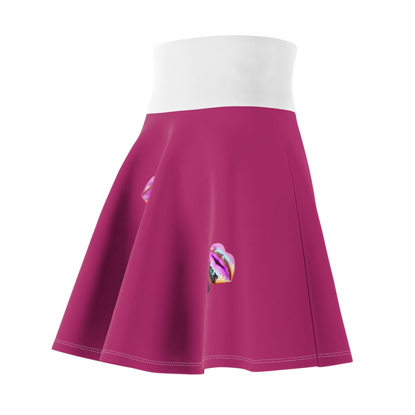 Kisses Babe Women's Skater Skirt (AOP)