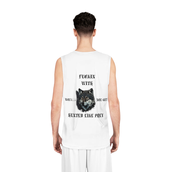 Hunted like Prey Basketball Jersey (AOP)