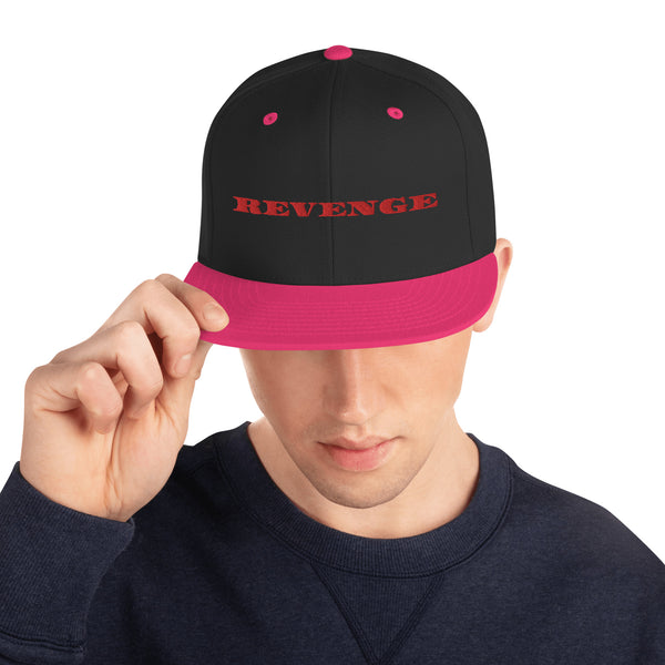 Red Revenge Snapback Hat