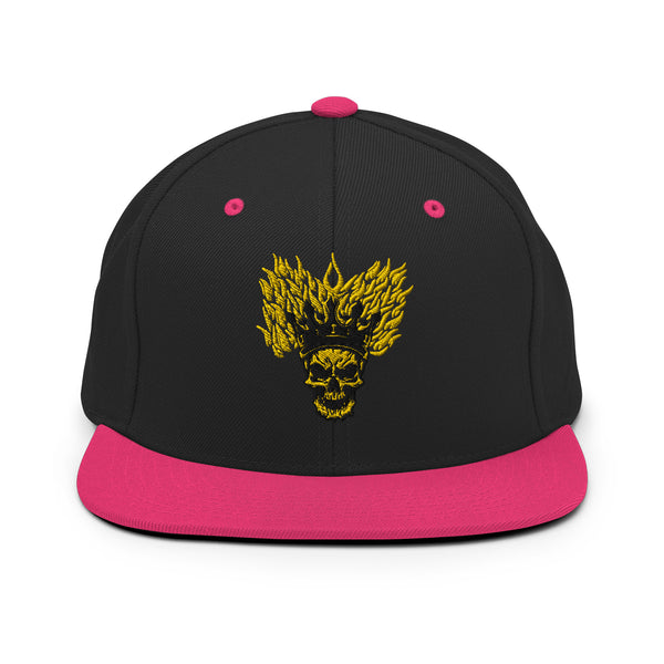 Skull King Snapback Hat