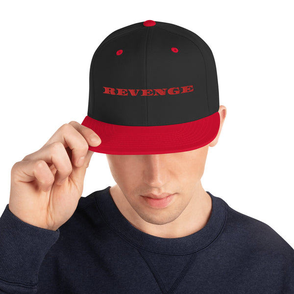 Red Revenge Snapback Hat