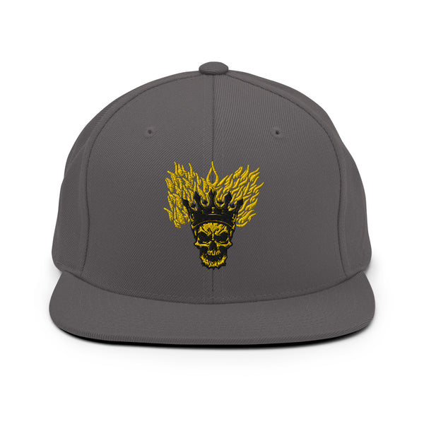 Skull King Snapback Hat