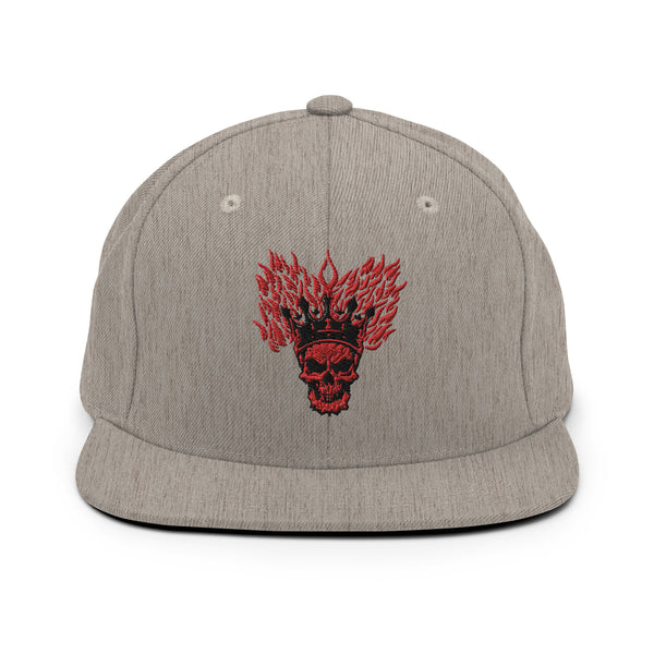 Skull King Snapback Hat