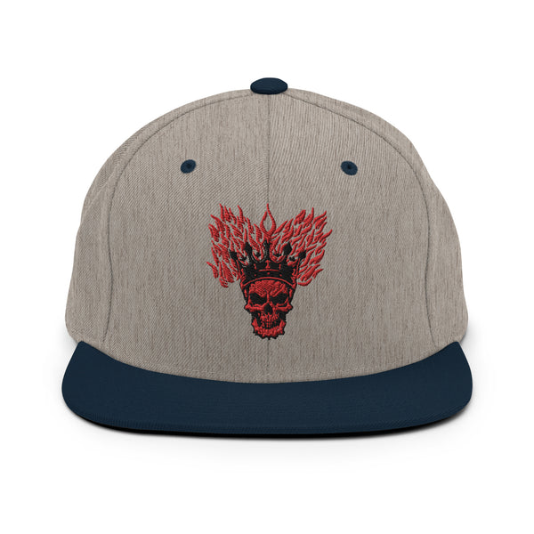 Skull King Snapback Hat