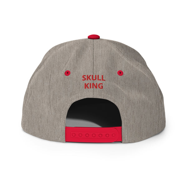 Skull King Snapback Hat