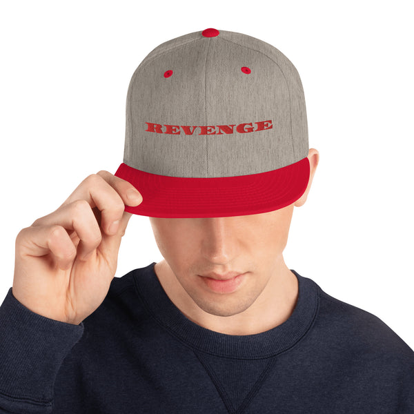 Red Revenge Snapback Hat