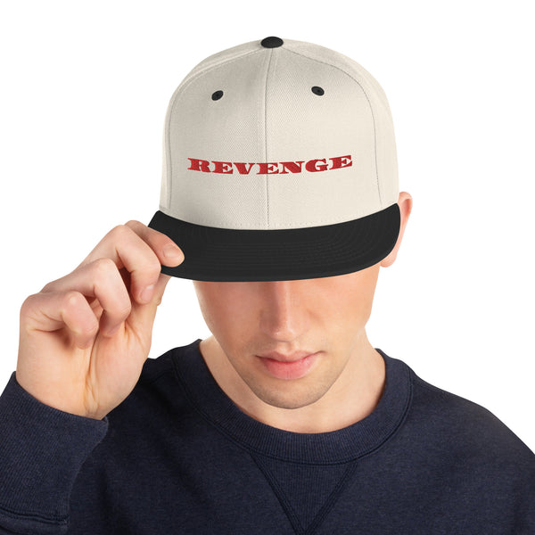 Red Revenge Snapback Hat