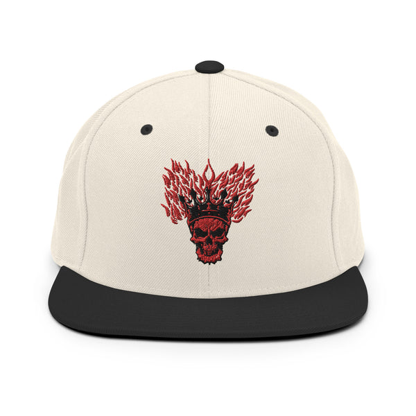 Skull King Snapback Hat