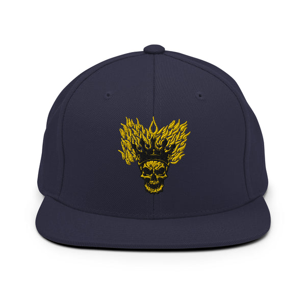 Skull King Snapback Hat