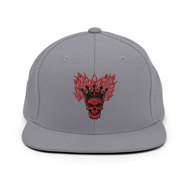 Skull King Snapback Hat