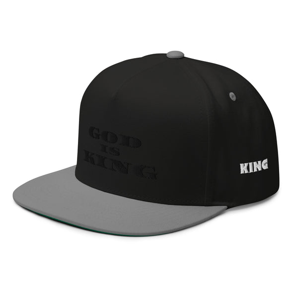 God is King Flat Bill Cap