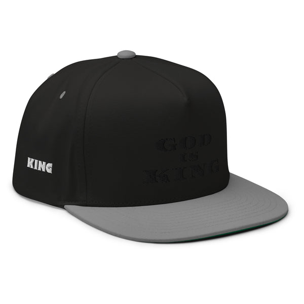 God is King Flat Bill Cap