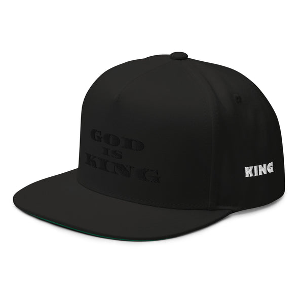 God is King Flat Bill Cap