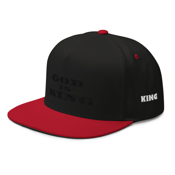 God is King Flat Bill Cap