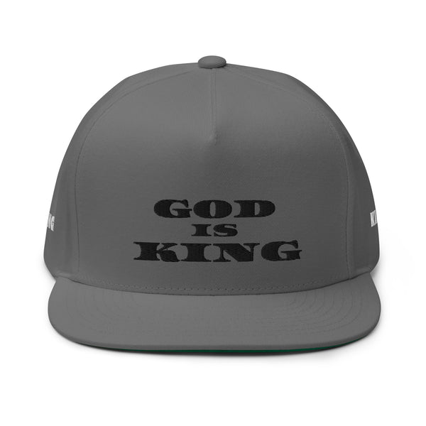 God is King Flat Bill Cap