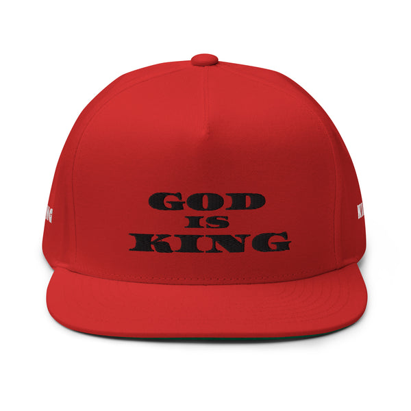 God is King Flat Bill Cap