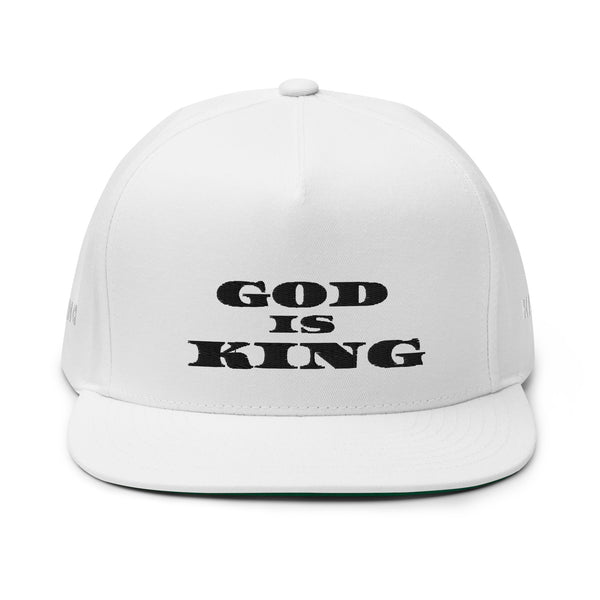 God is King Flat Bill Cap