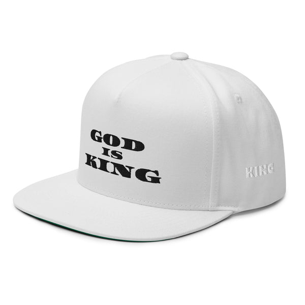 God is King Flat Bill Cap