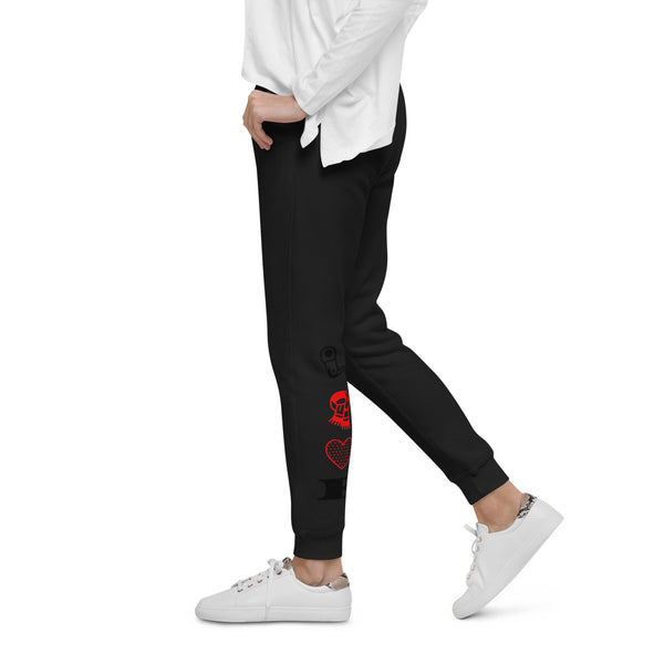 Fuck Love Unisex fleece sweatpants