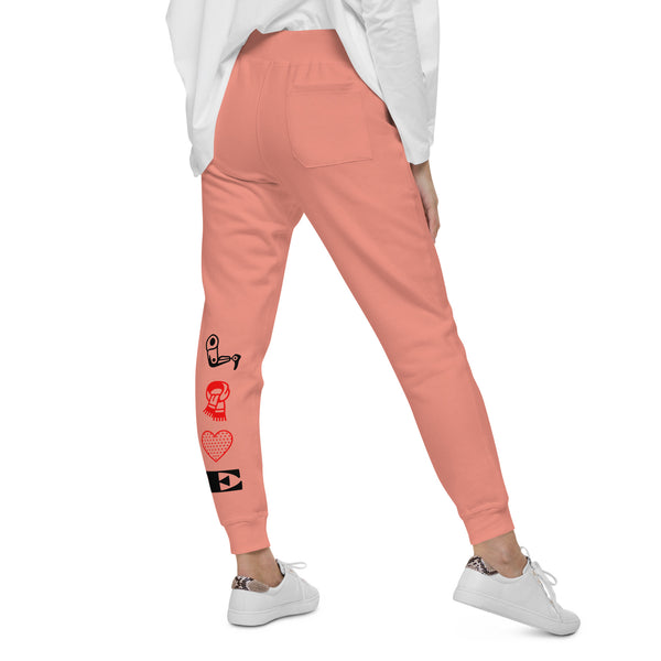 Fuck Love Unisex fleece sweatpants